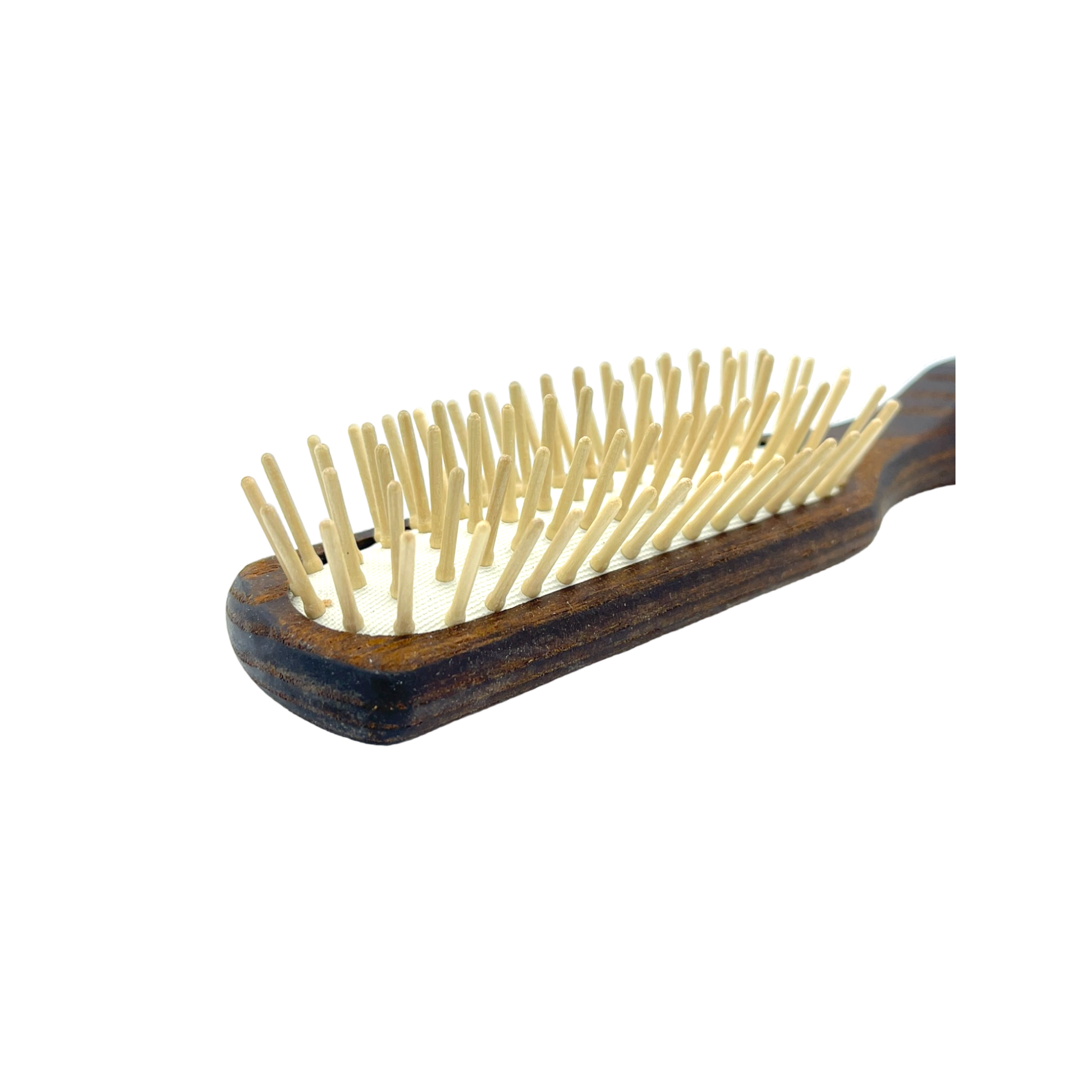 Dural Thermo-Wood rubber cushion hair brush with wooden pins - 5 rows