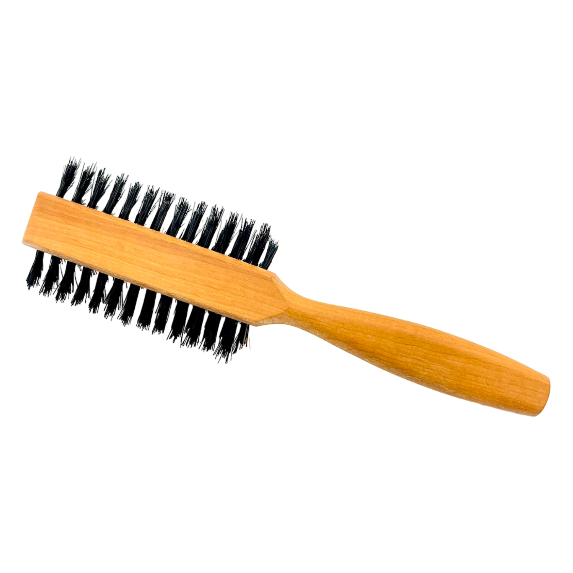 Dural Pear wood half round hair brush with boar bristles - 7 rows