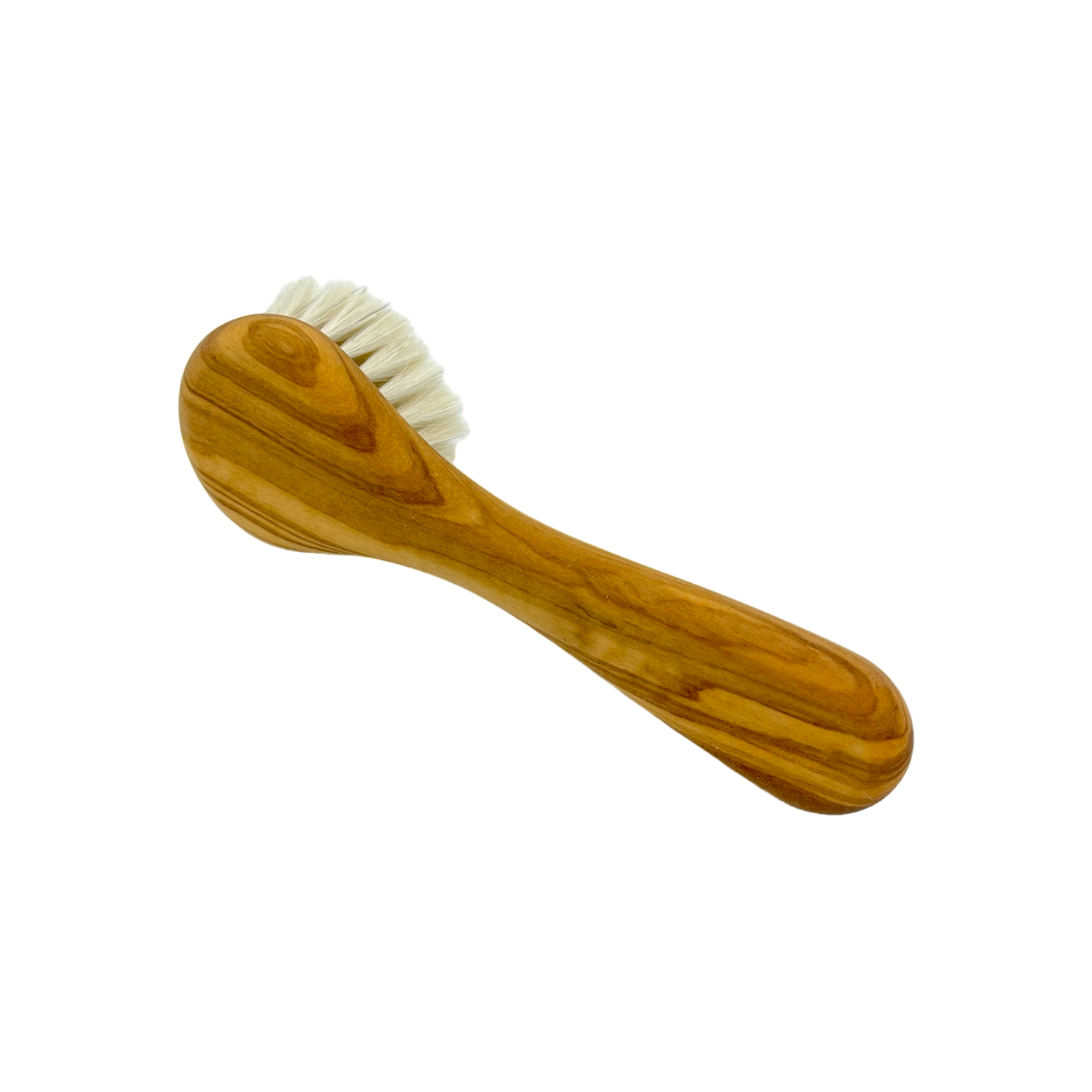 Dural Olive wood face & skin brush with natural goats hair