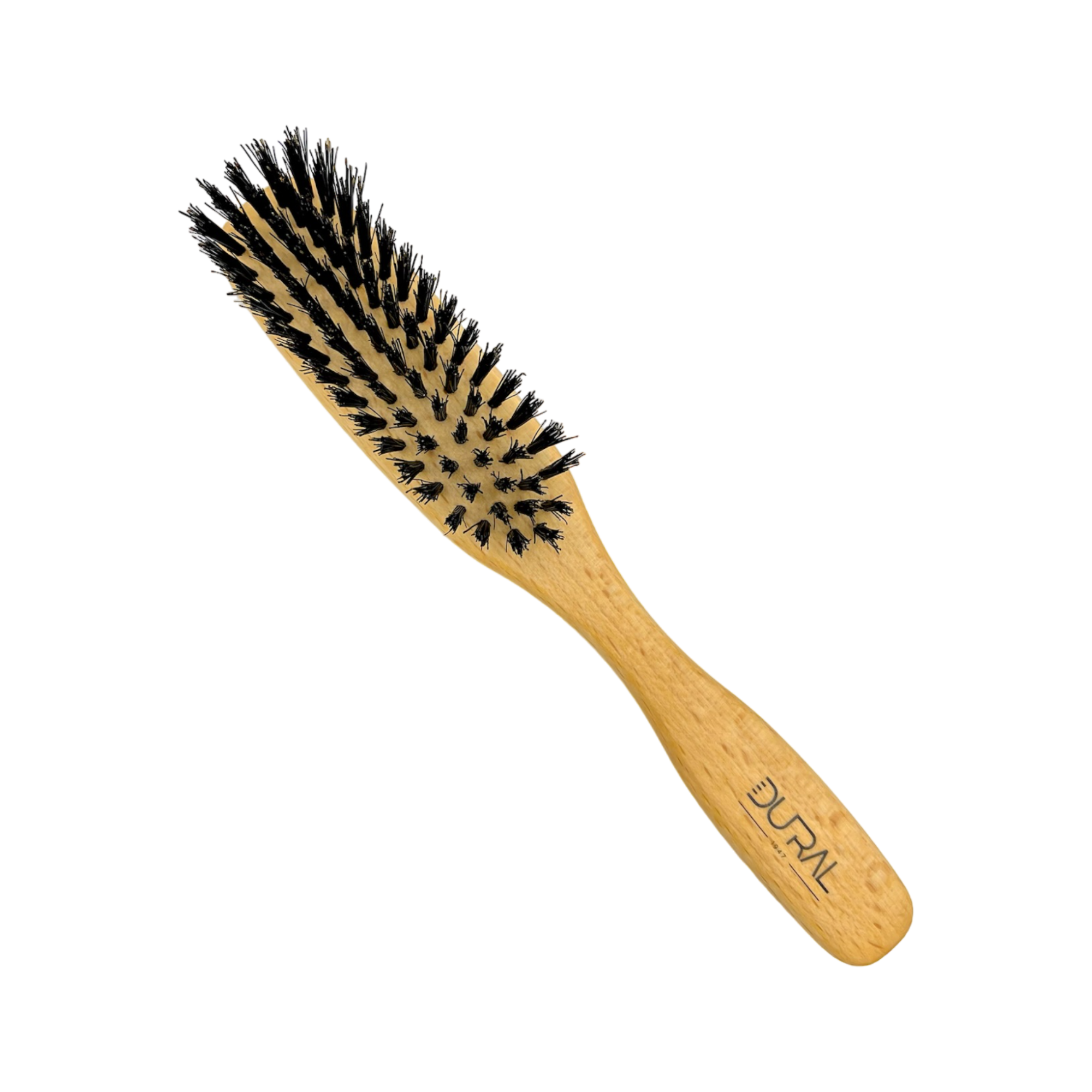 Dural Beech wood hair brush with boar bristles - 5 rows