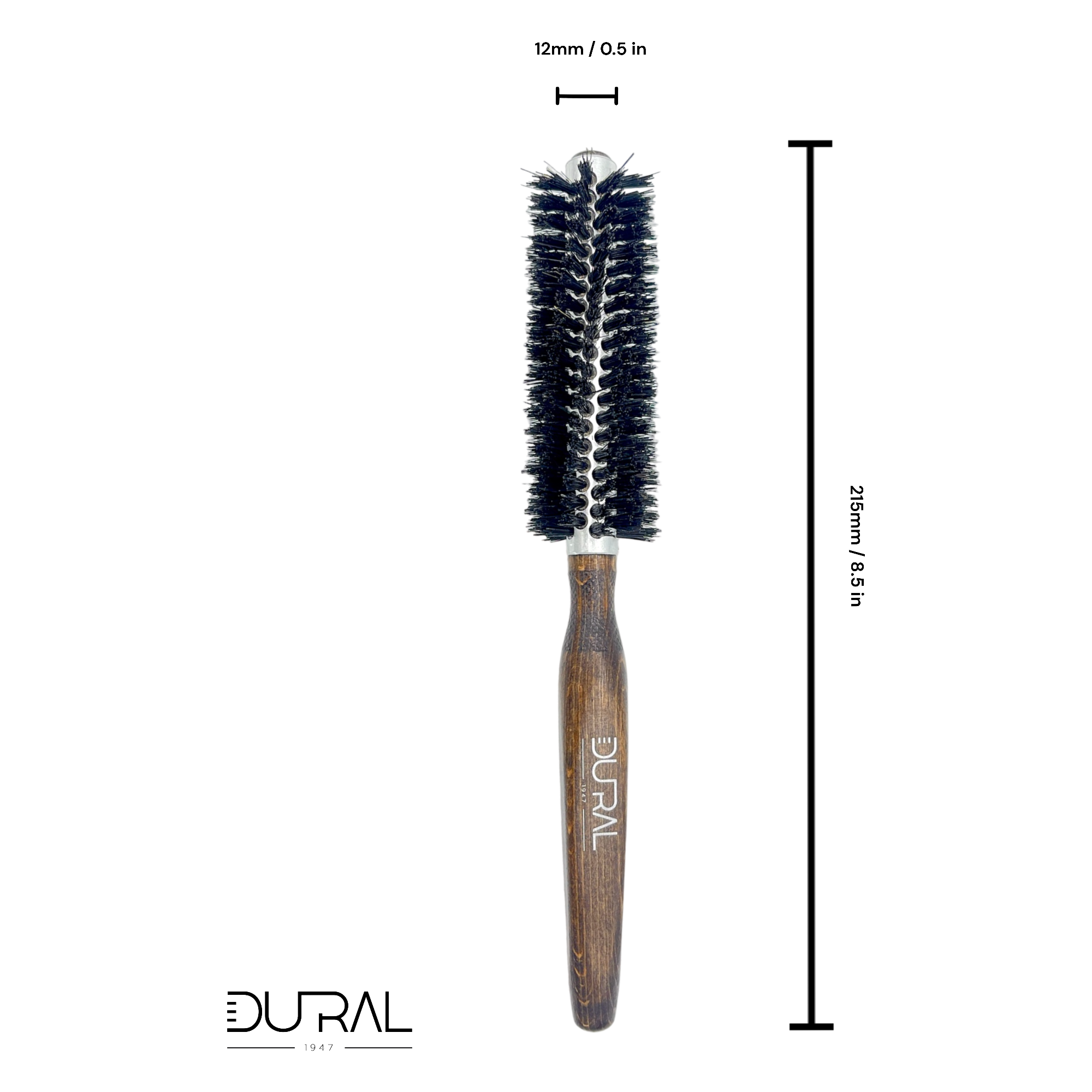 Dural Beech wood quick-styler hair brush with boar bristles - 10 rows