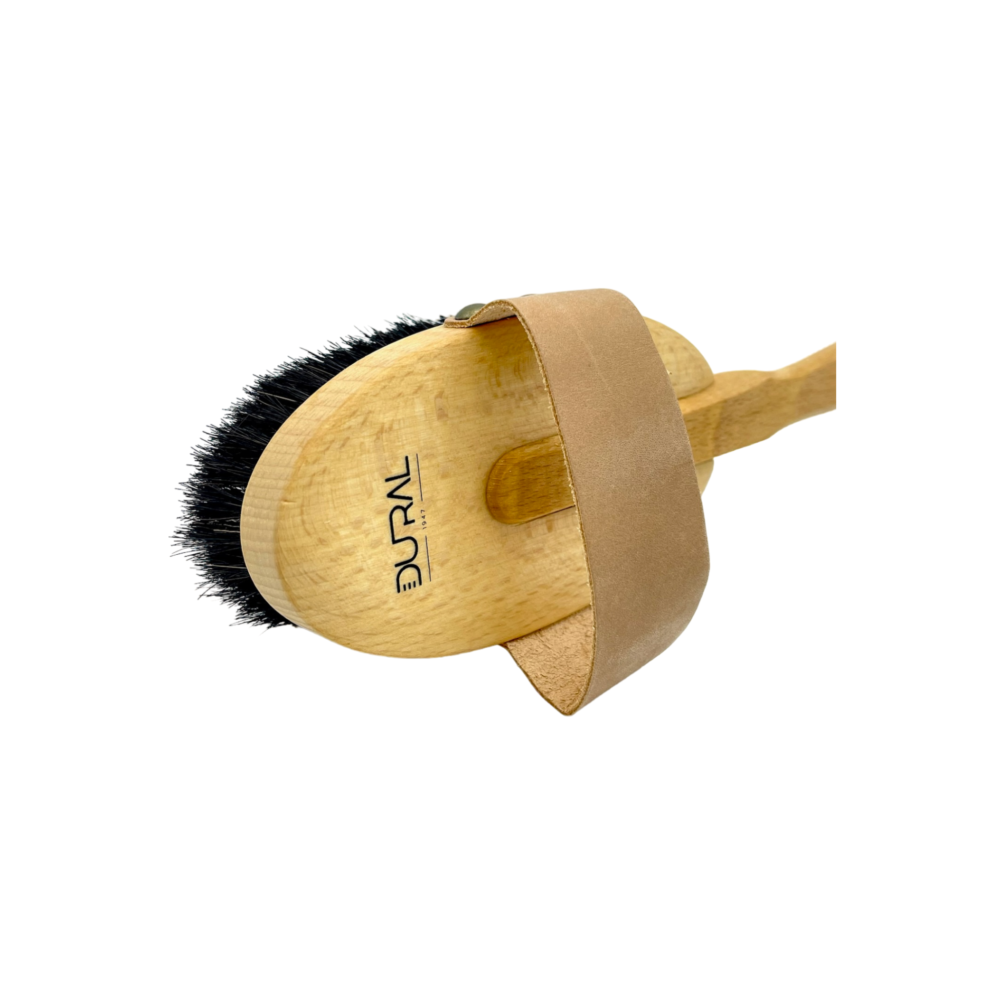 Dural Beech wood ionic body brush - bronze wire & horse hair