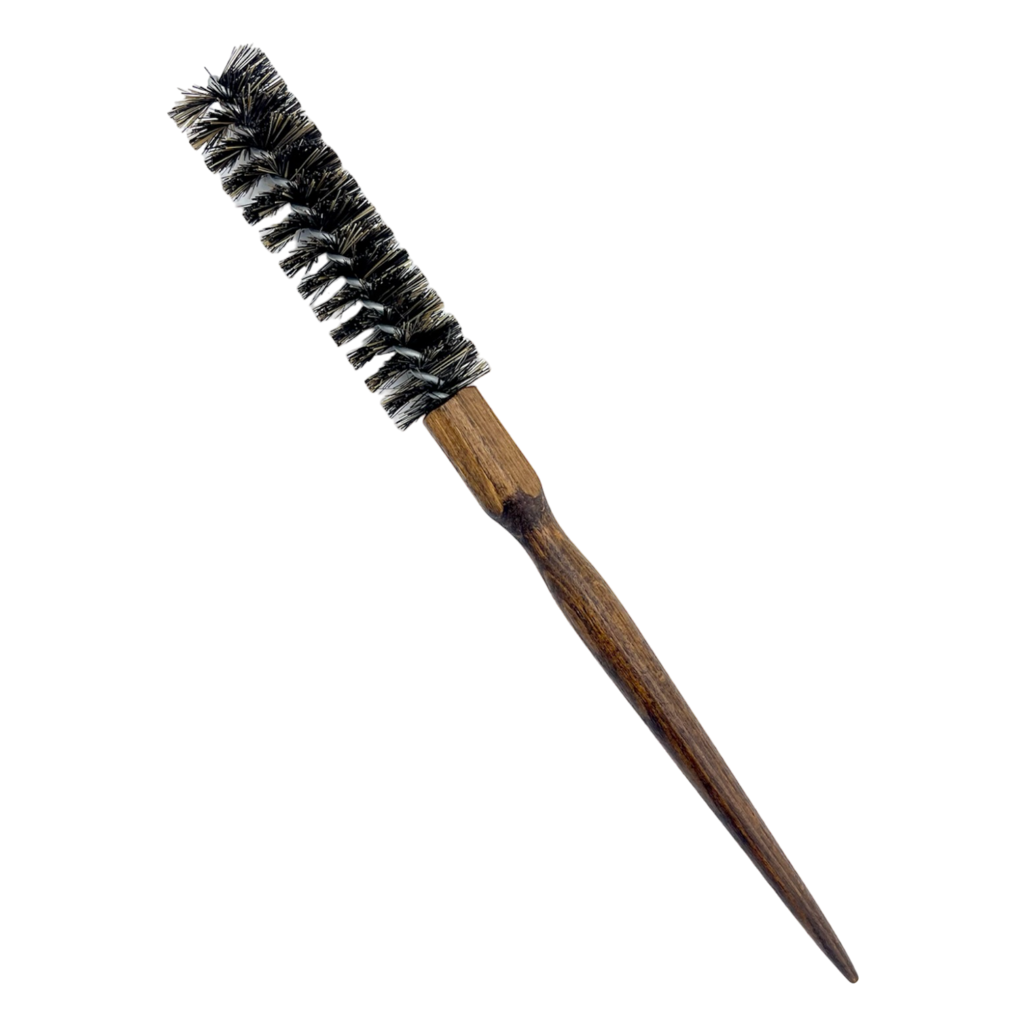 Dural Walnut curling hair brush with boar bristles