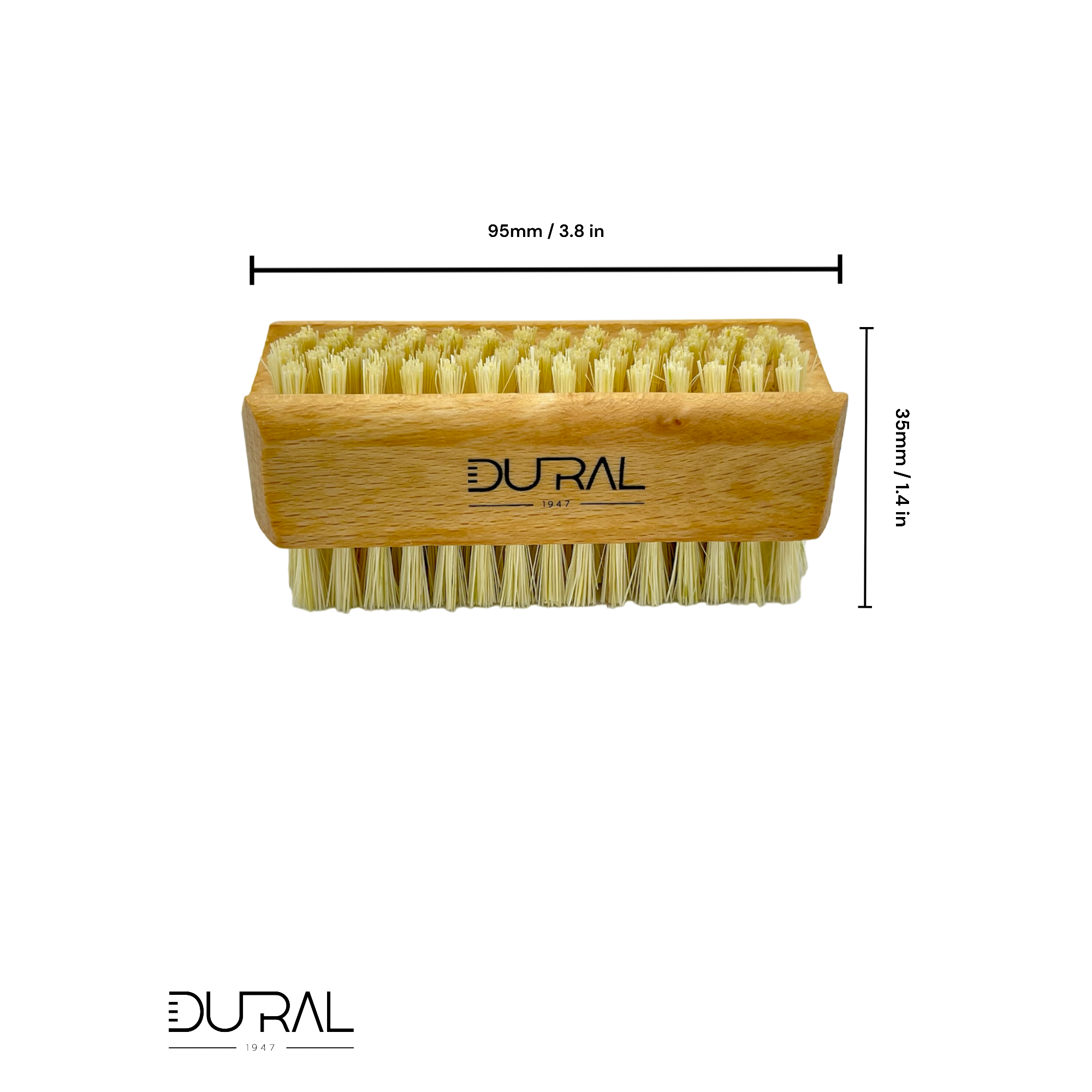 Dural oiled Beech wood hand & nail brush with pure Tampico fiber