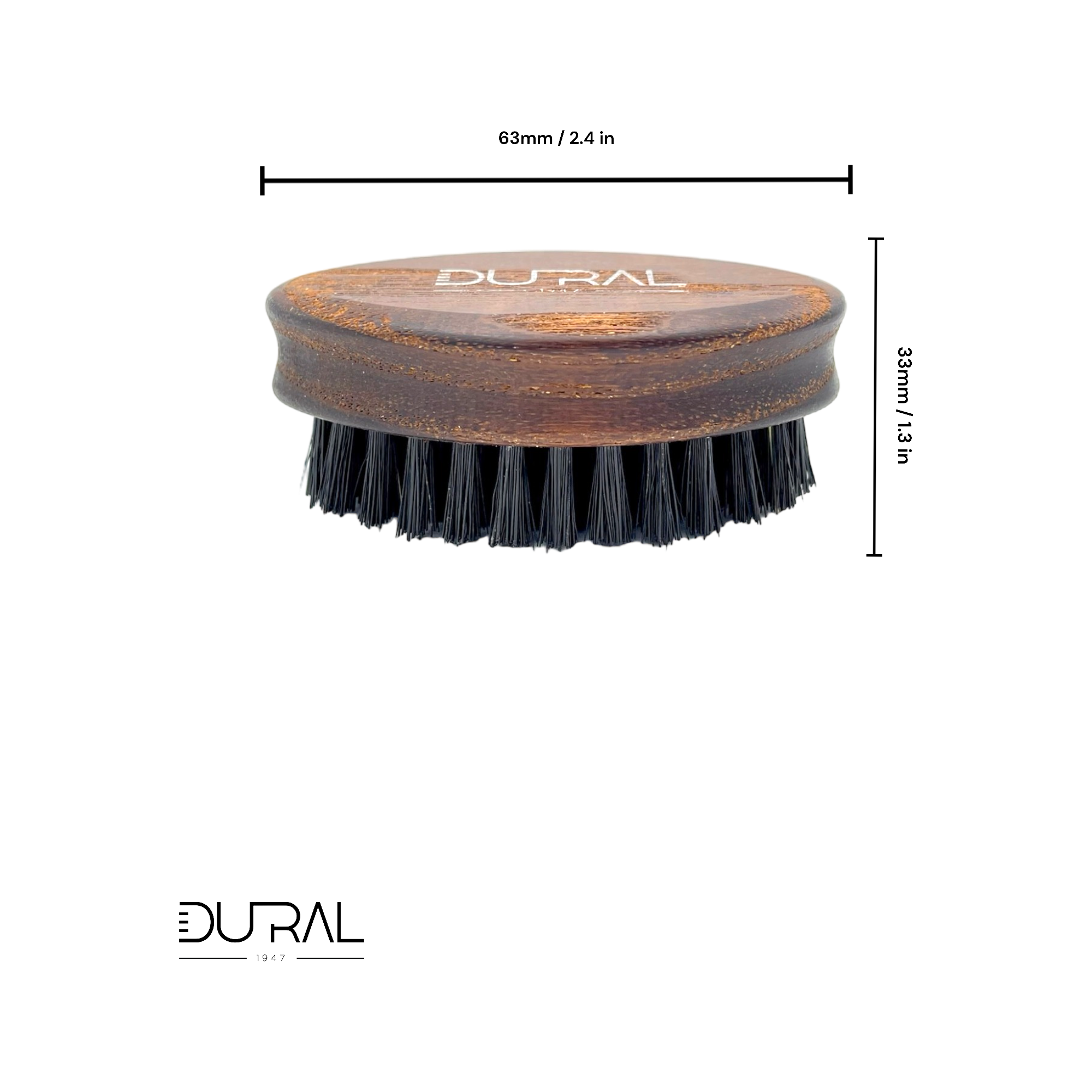 Dural Thermo ash wood nail brush - travel size