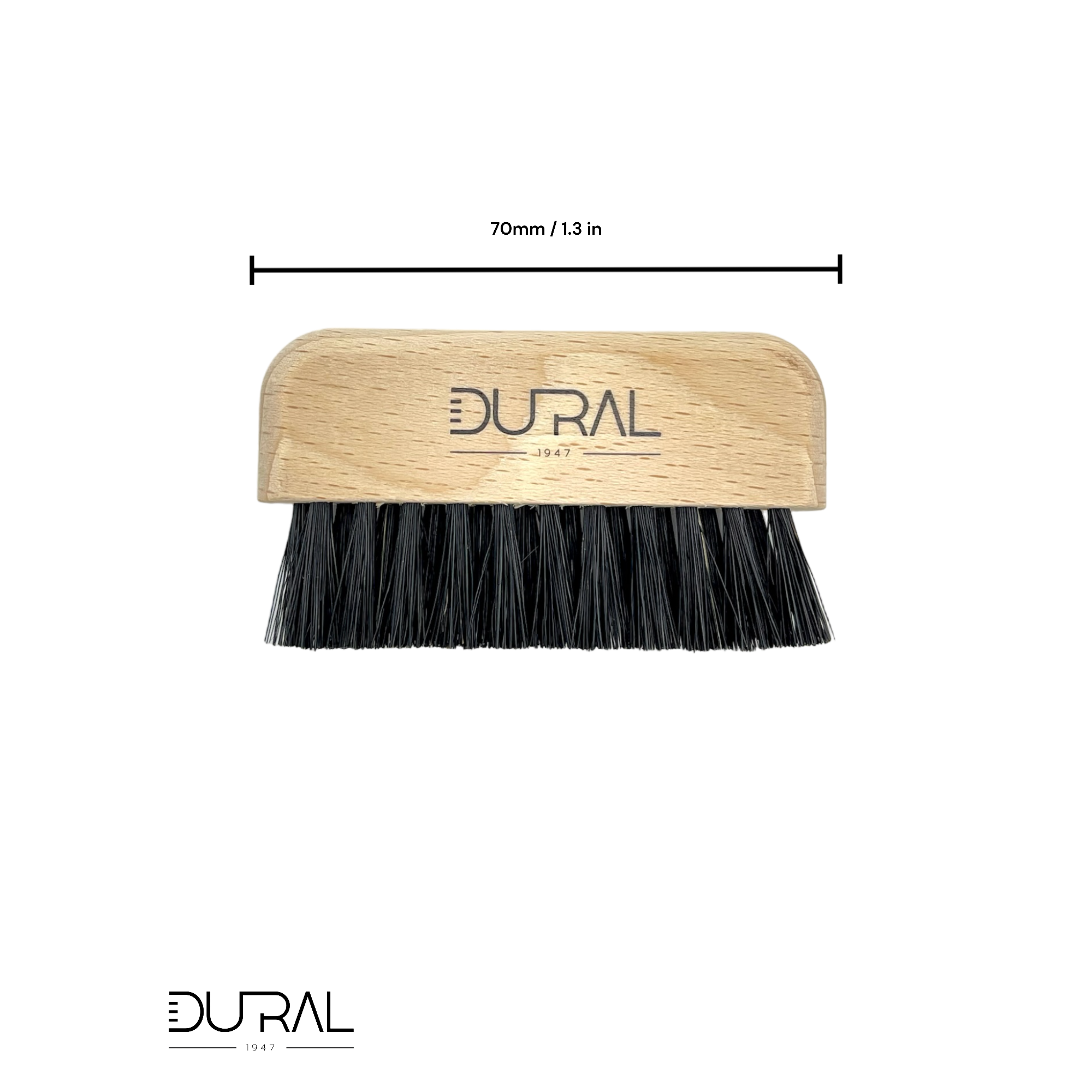 Dural Beech wood brush & comb cleaner with wild boar bristles