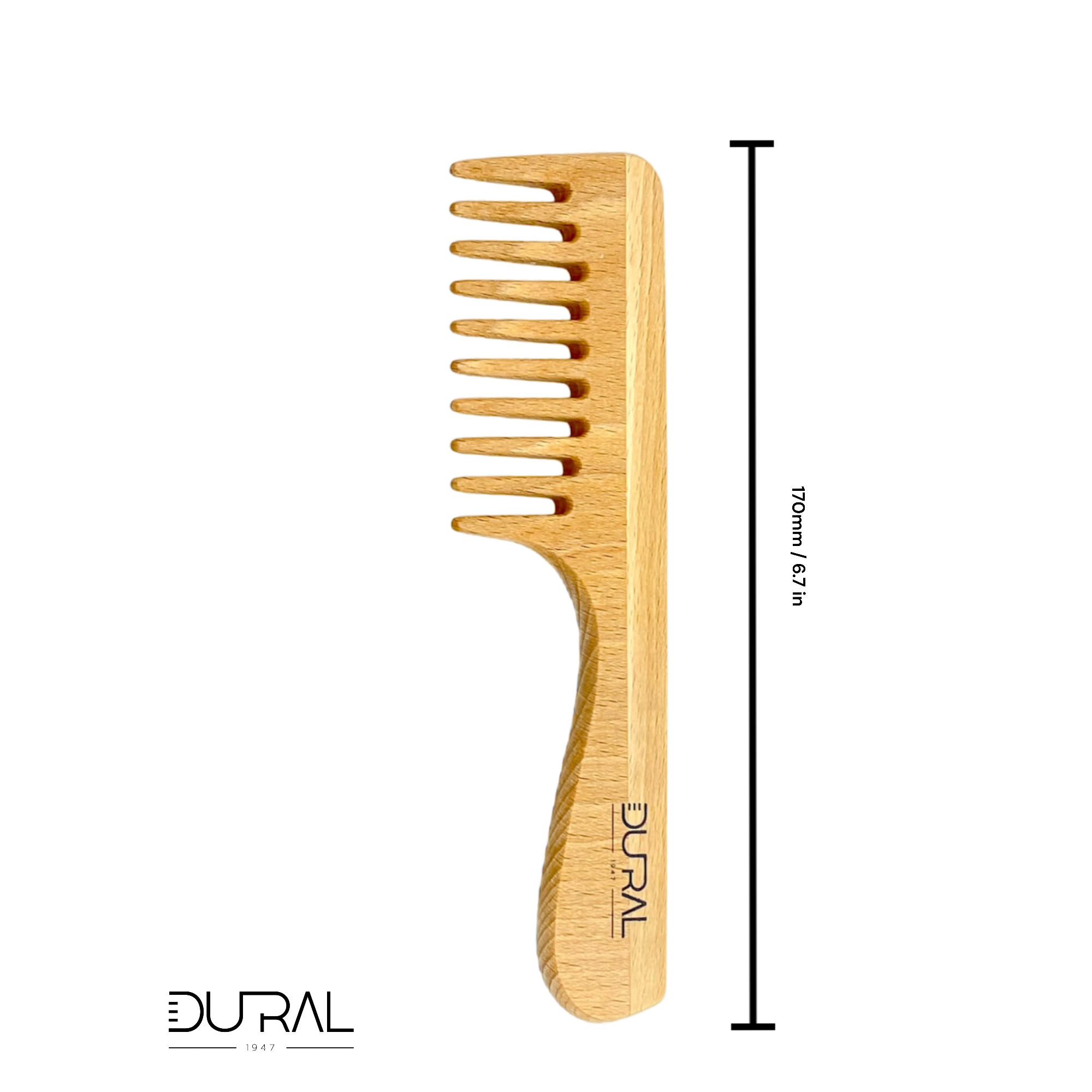 Dural Beech wood grip comb