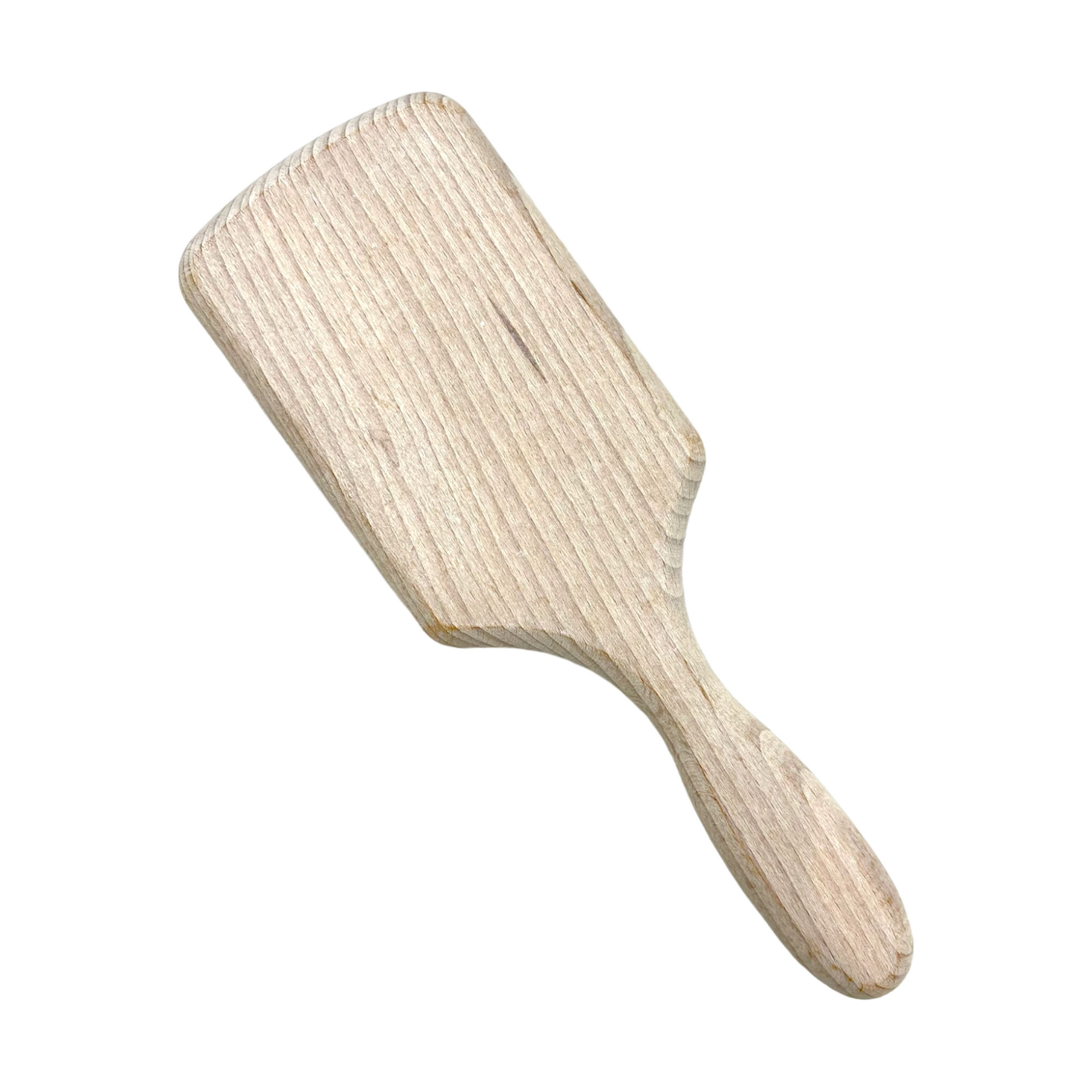 Dural Beech wood paddle brush with plastic pins and ball tips