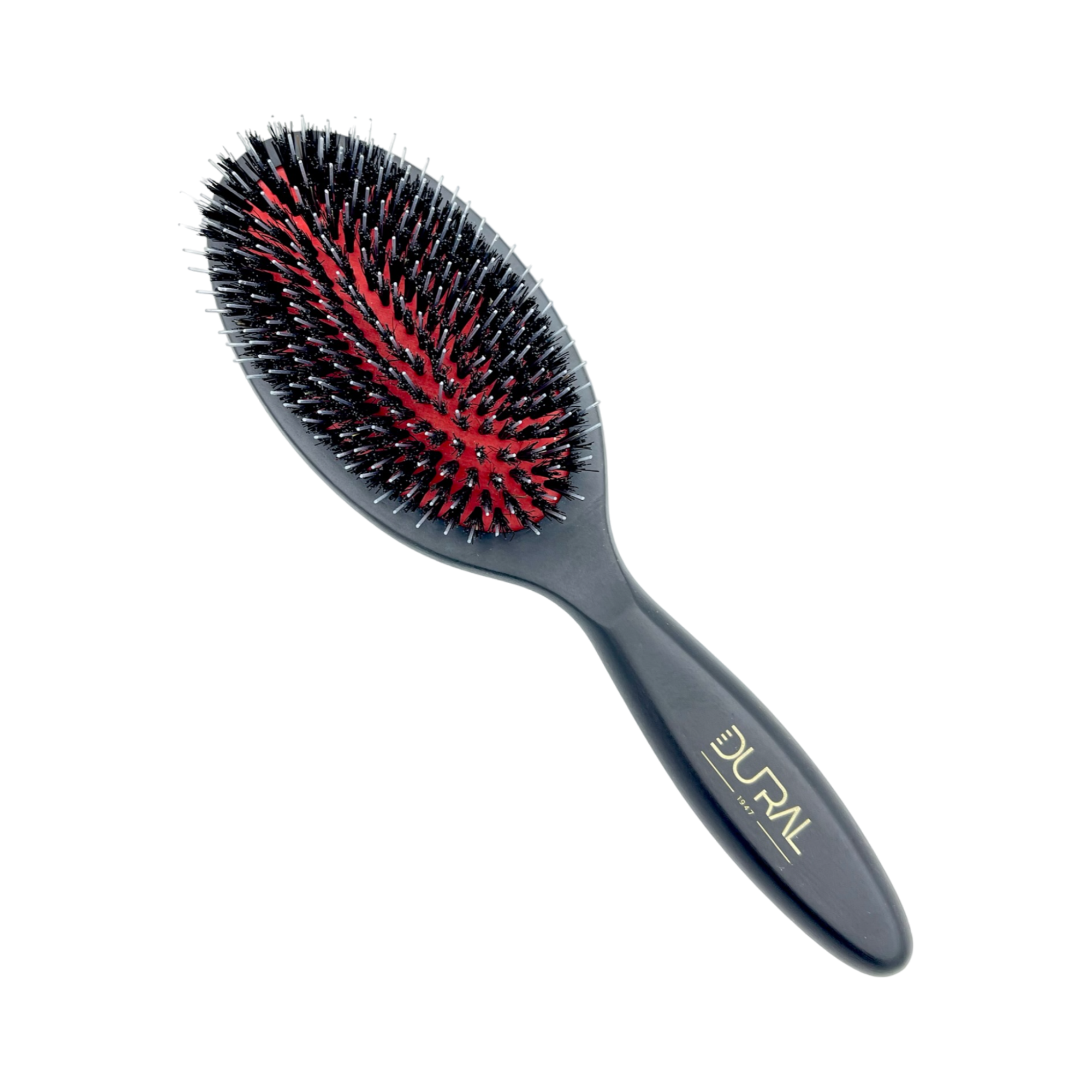 Dural Beech wood rubber cushion hair brush with boar bristles and nylon