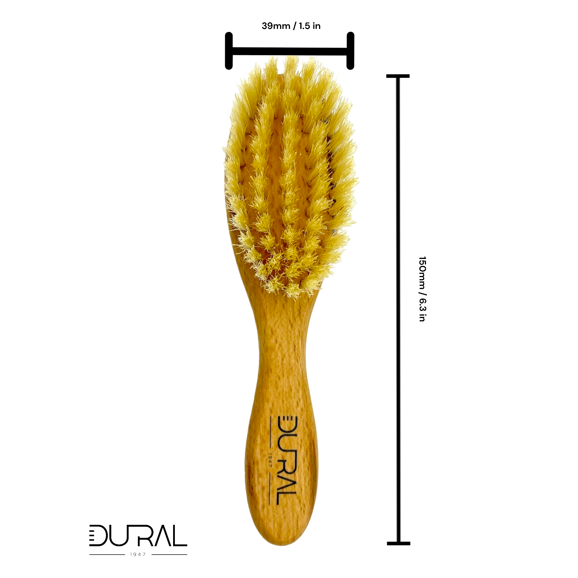 Dural Beech wood baby brush with light boar bristles