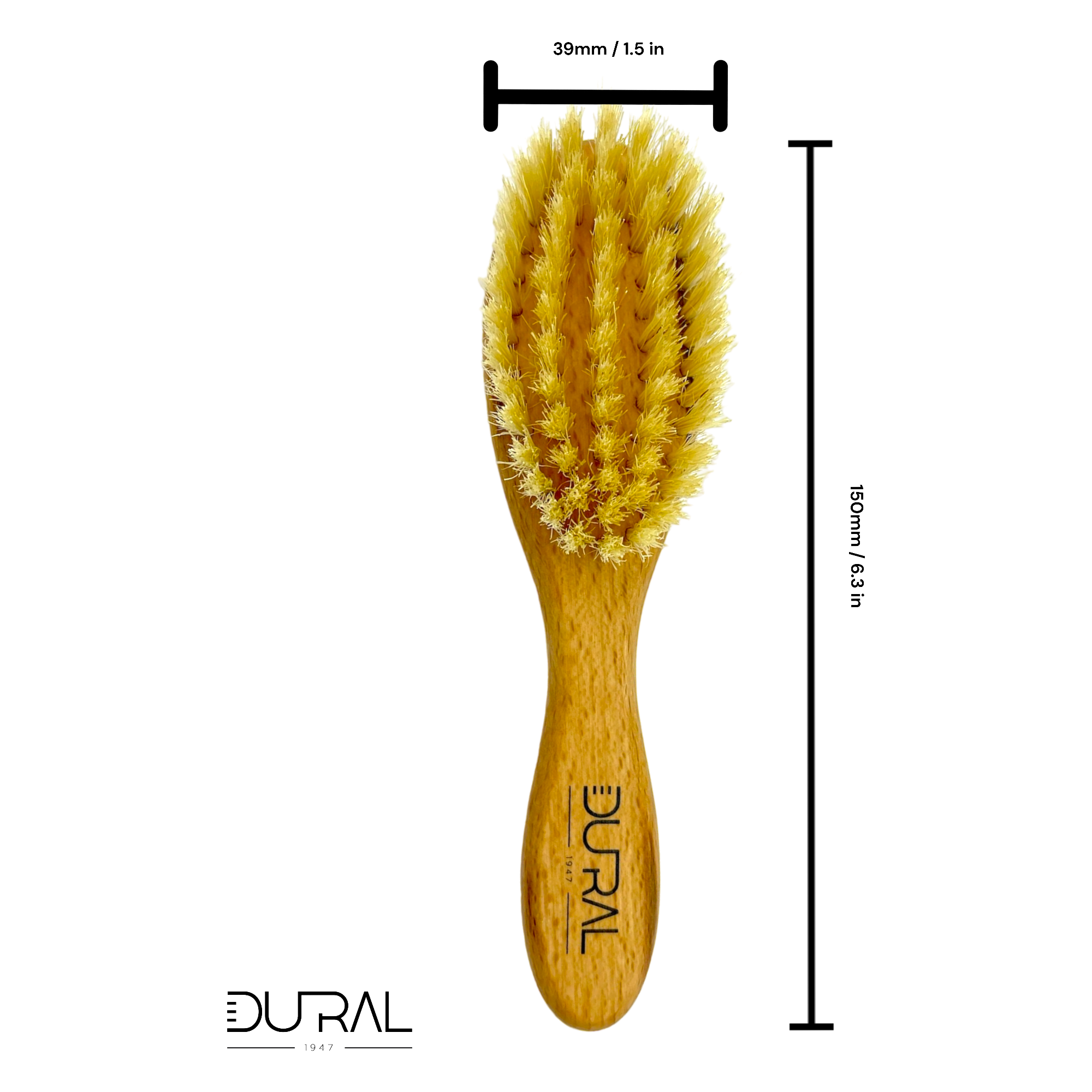 Dural Beech wood baby brush with light boar bristles