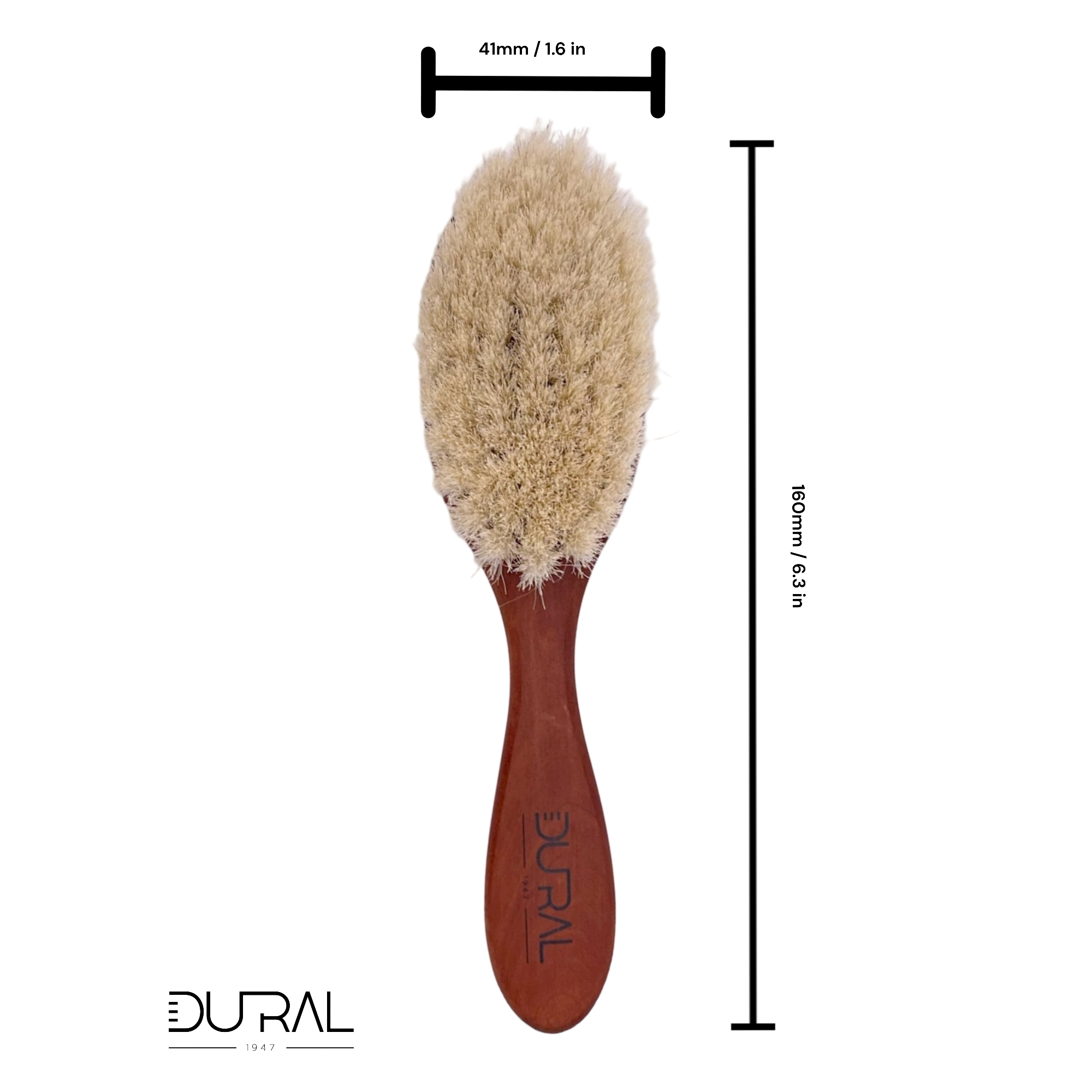 Dural Pear Wood Pure Soft Goats Hair Baby Brush