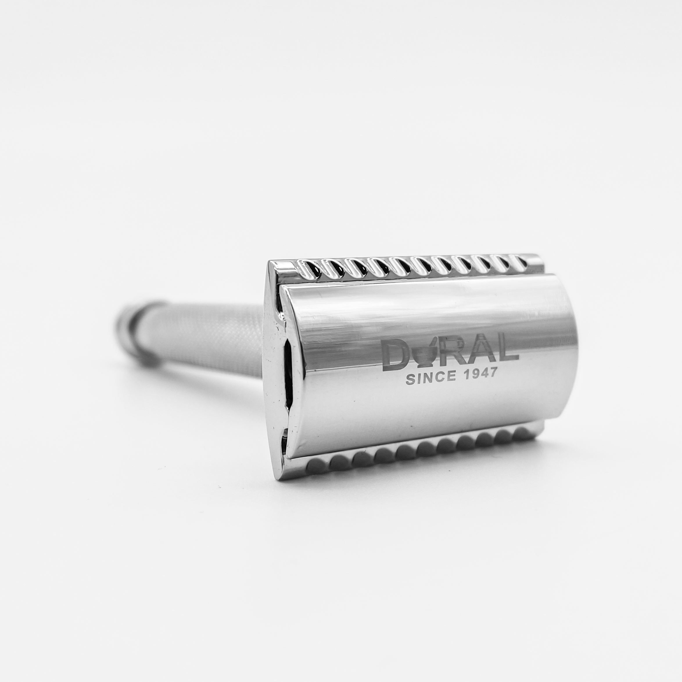 Dural Eyan Chrome Double Edge Safety Razor + Pouch