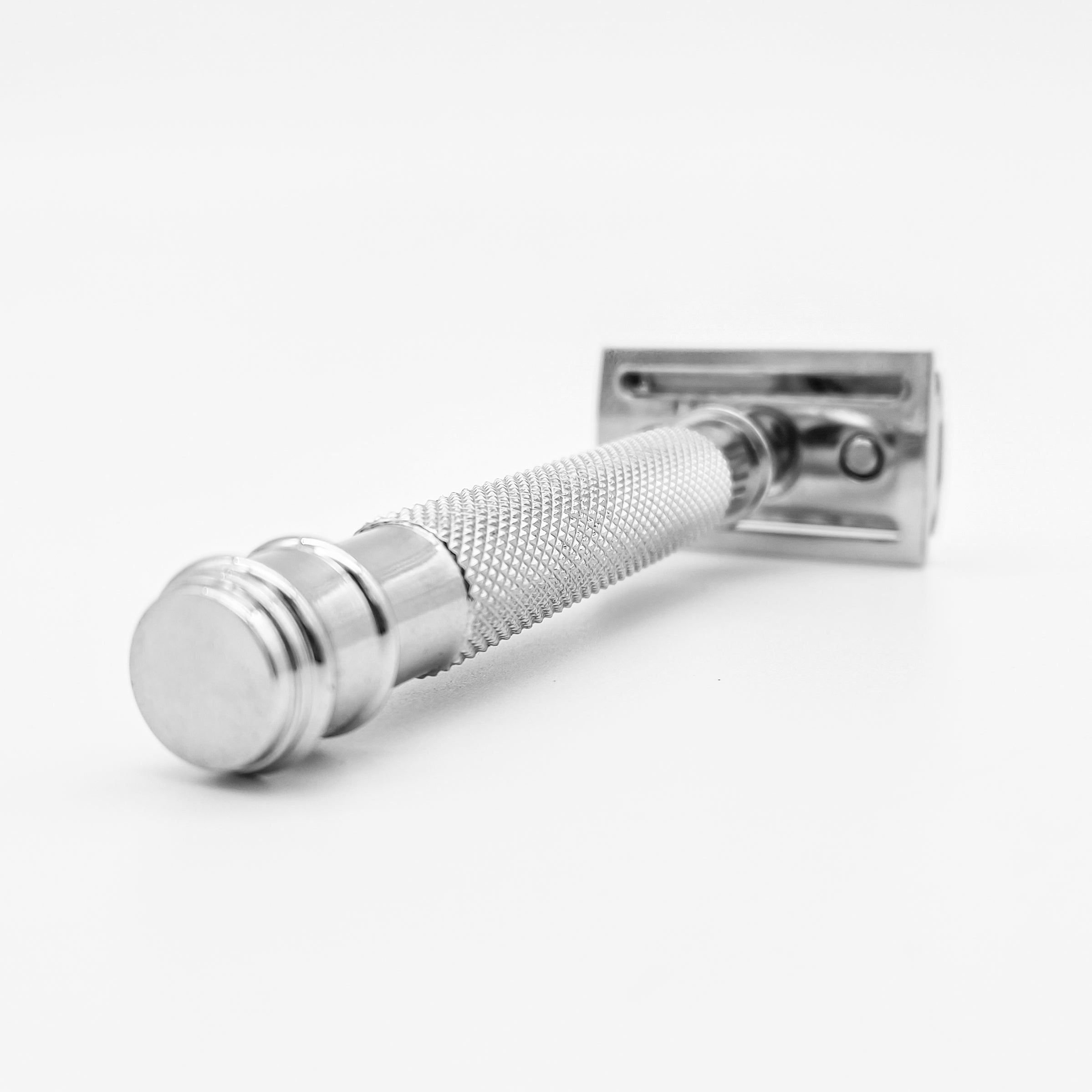 Dural Eyan Chrome Double Edge Safety Razor + Pouch