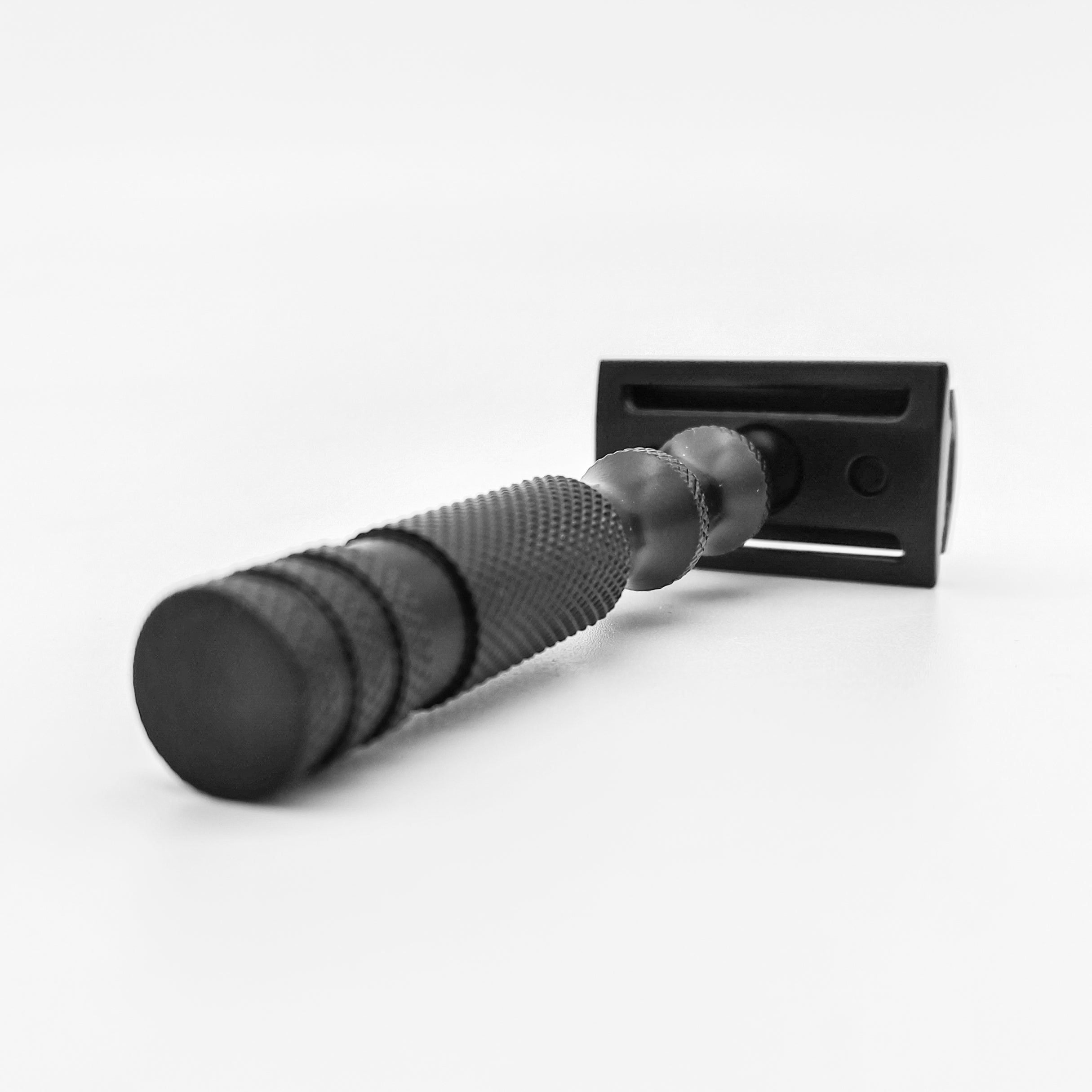 Dural Stanway Black Double Edge Safety Razor + Pouch