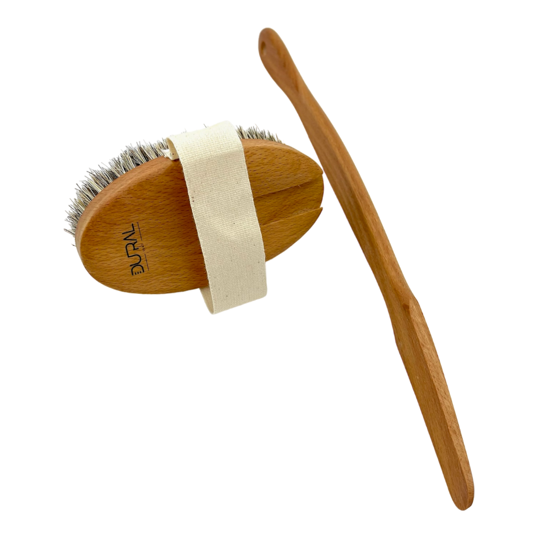 Dural Steamed beech wood bath brush with horse hair / sisal bristles