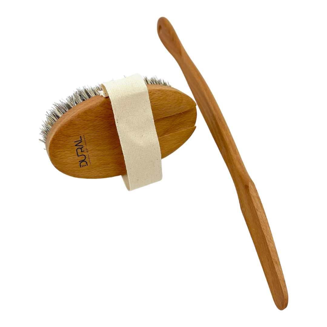 Dural Steamed beech wood bath brush with horse hair / sisal bristles