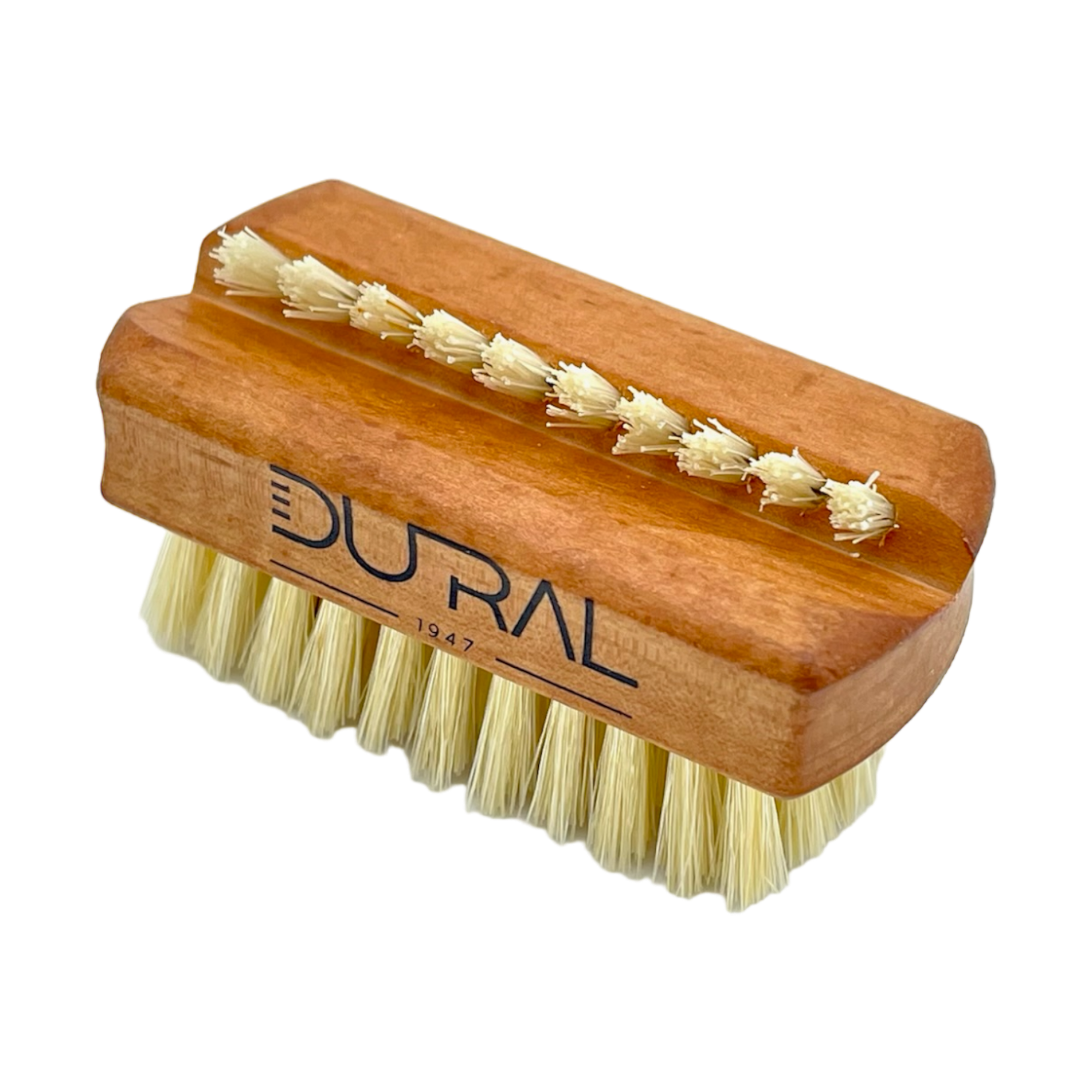 Dural Pear wood hand/nail brush with natural bristles - 1 & 5 rows
