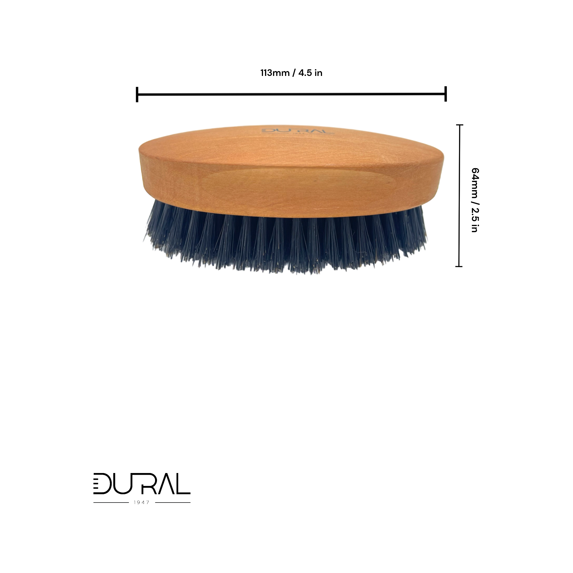 Dural Pear wood XL soft beard brush with wild boar bristles