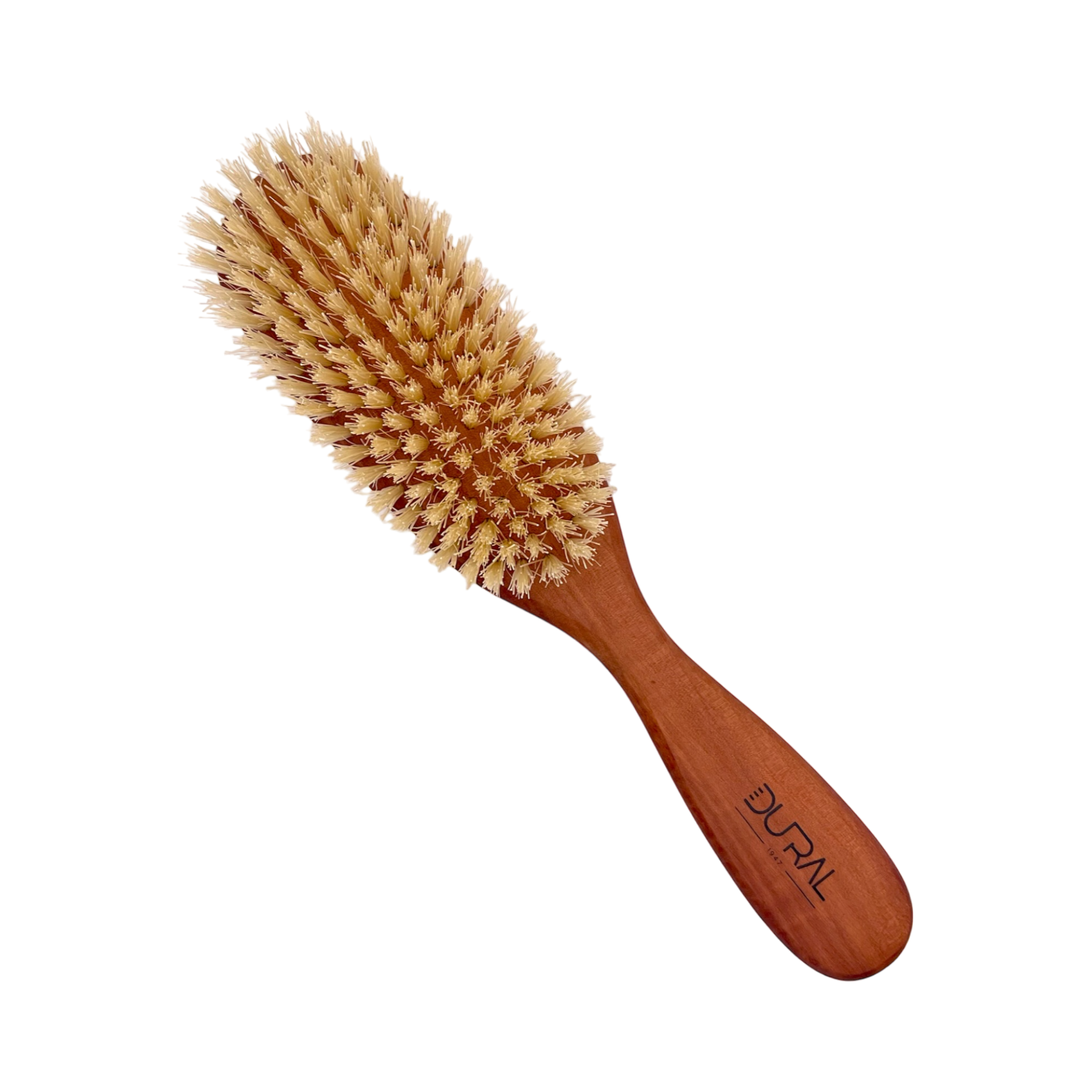 Dural Pear Wood big oval hair brush with natural bristles